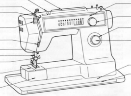 Pfaff SZA-645F manual for sewing machine Enlarged - $10.99