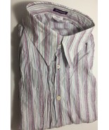 $120.0 New Touchbase Men&#39;s Dress Woven Shirts Long Sleeves 100% Cotton W... - $16.82