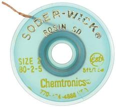 Chemtronics 80-2-5 Soder-Wick Rosin SD Desoldering Braid - $9.99