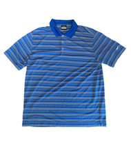 Nike Tour Blue White Stripe Golf Polo DriFit Men’s Size XL - $29.69