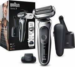 Braun Series 7 70-S7200cc Shaver Electric Foil With Centre Of Cleaning - $450.53