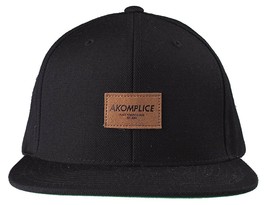 New Akomplice Black Flamingo Mob Est. 2004 Label Patch Snapback Baseball Hat