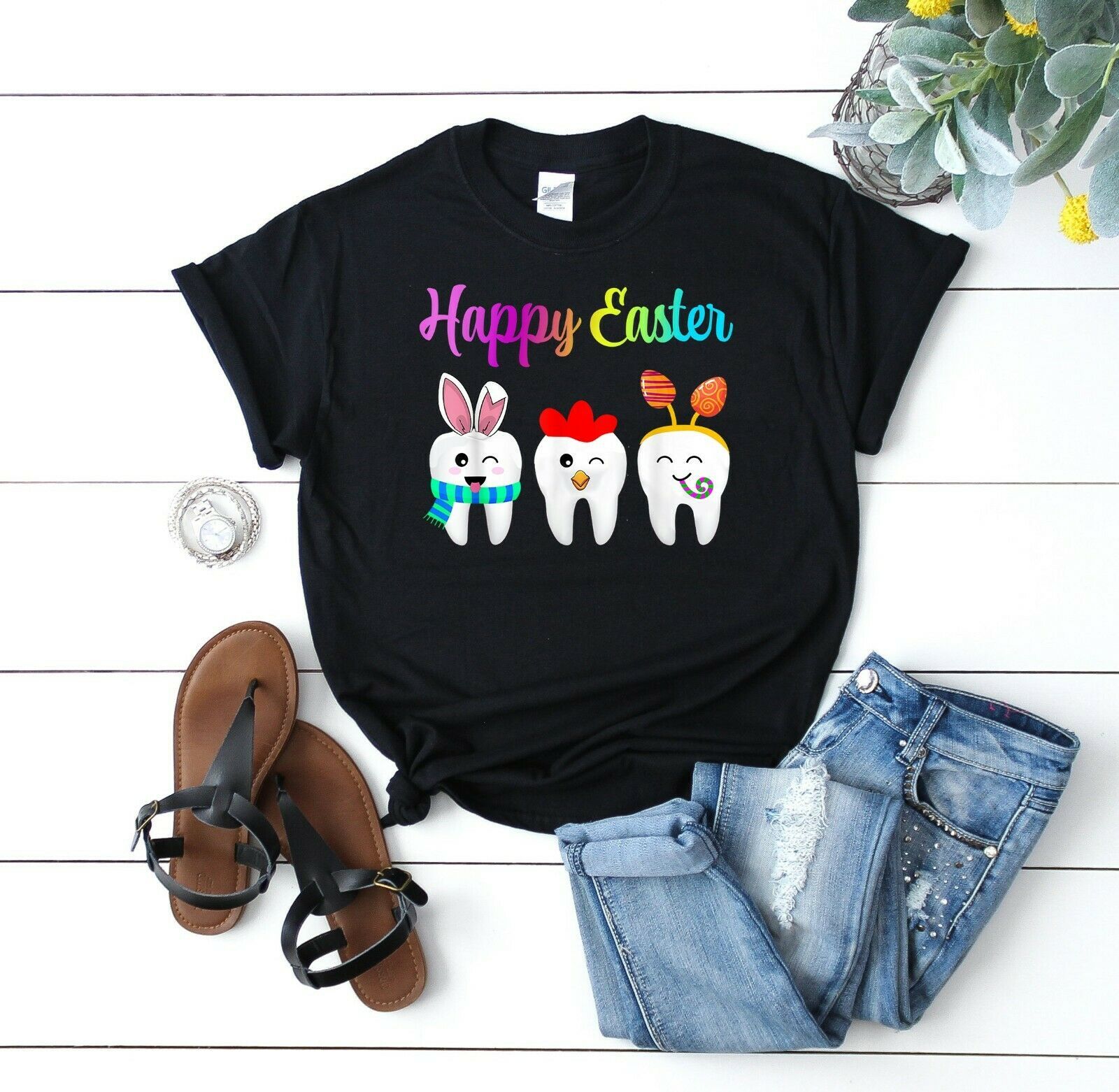 Tooth Dentist Easter Shirt Shirt For Dentist Dental Assistant Dental