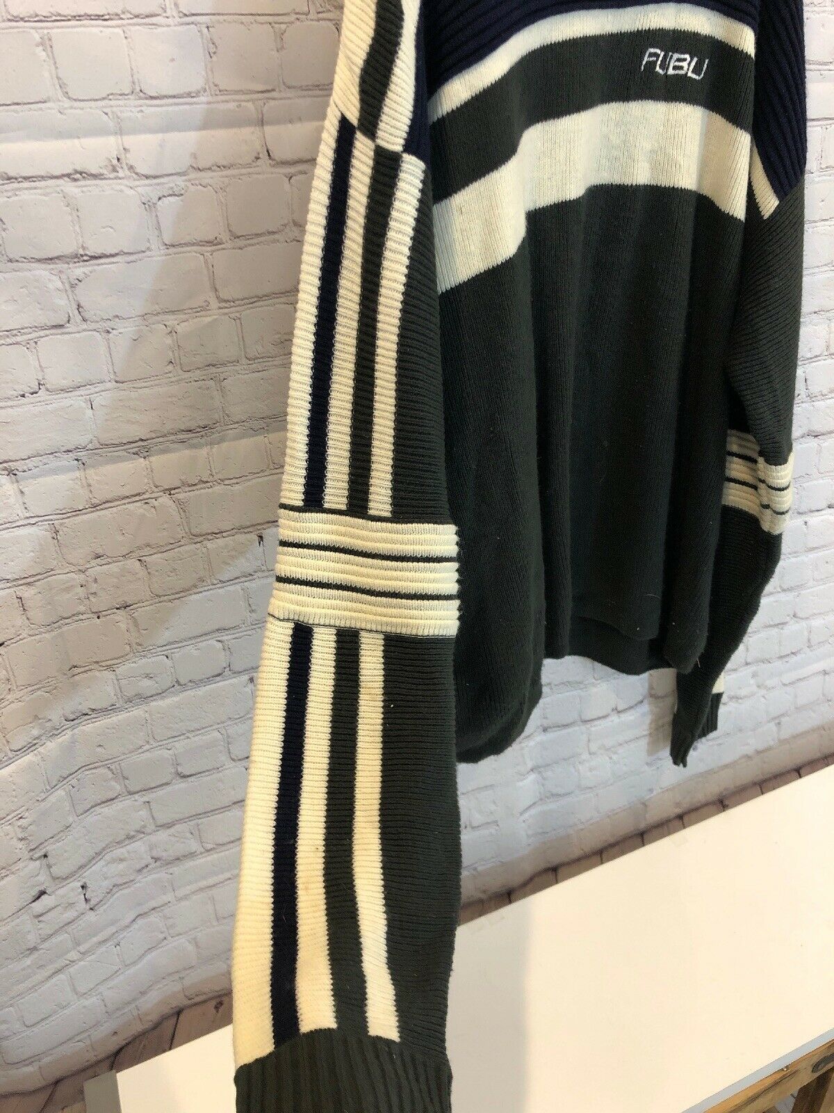 Vintage 90s Mens Fubu Pullover Sweater Size XXXL - Sweaters