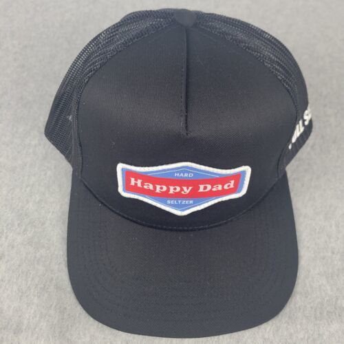NEW Full Send Happy Dad Trucker Hat Black Mesh Hard Seltzer Nelk Boys