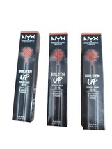 X3 NYX Professional Makeup Build Em Up Powder Brow Filler Auburn Rouge BUBP04 - $13.63