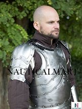 NauticalMart Cuirass Medieval Balthasar Front & Back Chestplate W/Pauldrons 