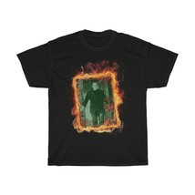 Flame framed Frankenstein&#39;s monster Men&#39;s Short Sleeve Tee - $20.00