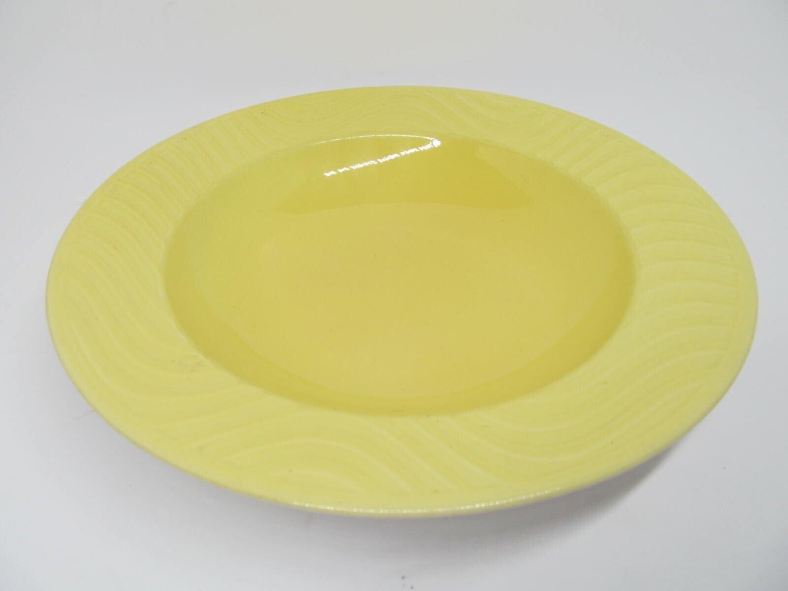 Royal Doulton Hotel Porcelain   Oceana  Yellow 11 1/2  Serving Bowl GUC - $19.99