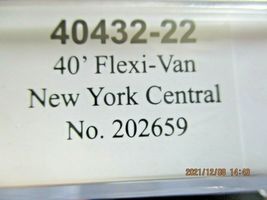 Trainworx Stock # 40432-22 to -24 New York Central 40' Flexi-Van Trailer N-Scale image 6