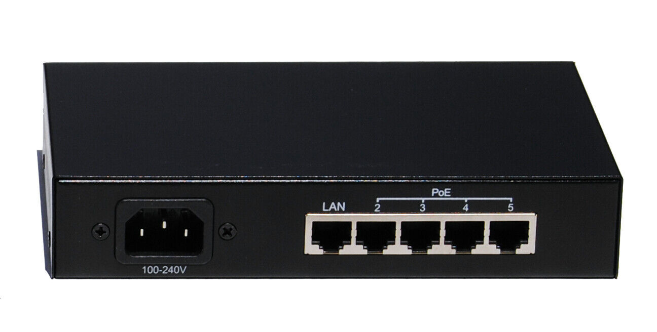 Luxul XFS1054P 5 Port PoE Switch (Ports 4 PoE 1 LAN