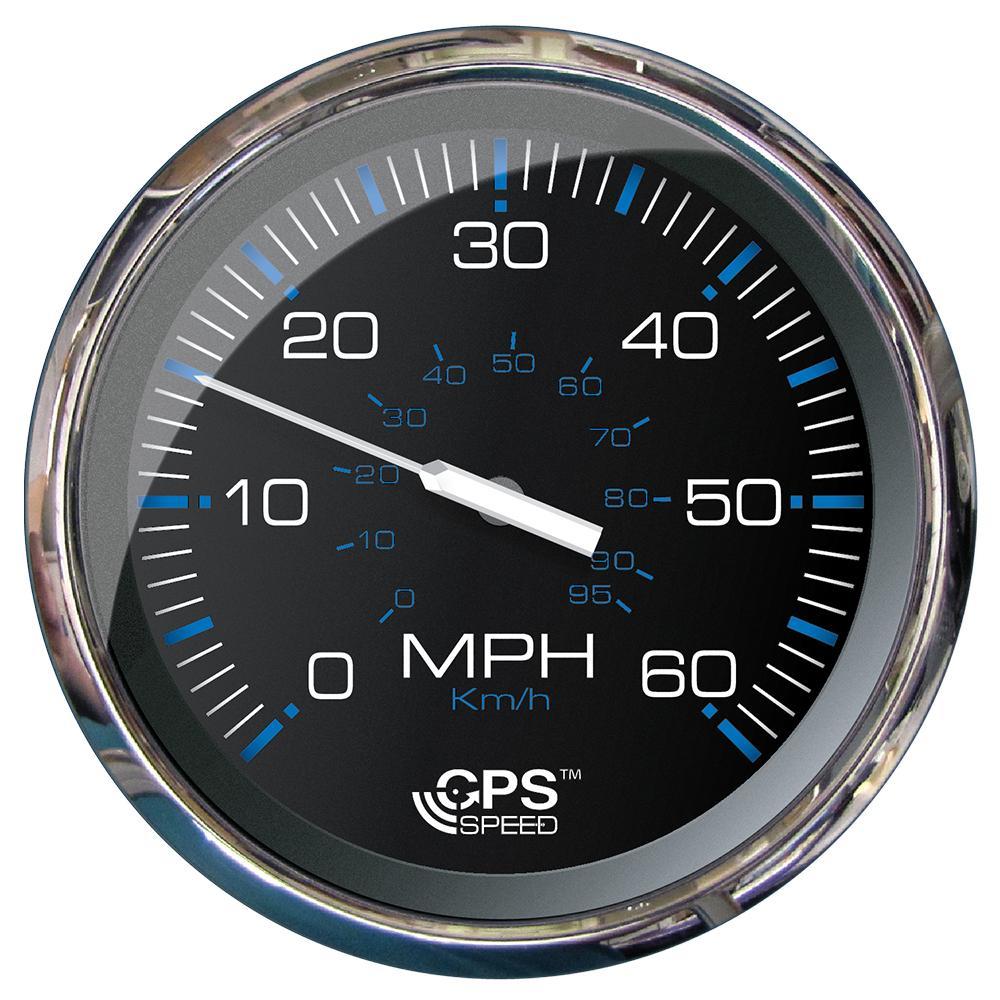 Faria 5 inch Speedometer (60 MPH) GPS (Studded) Chesapeake Black w ...