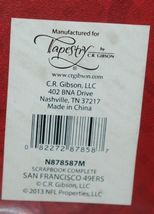 C R Gibson Tapestry N878587M NFL San Francisco 49ers ScrapBook image 7