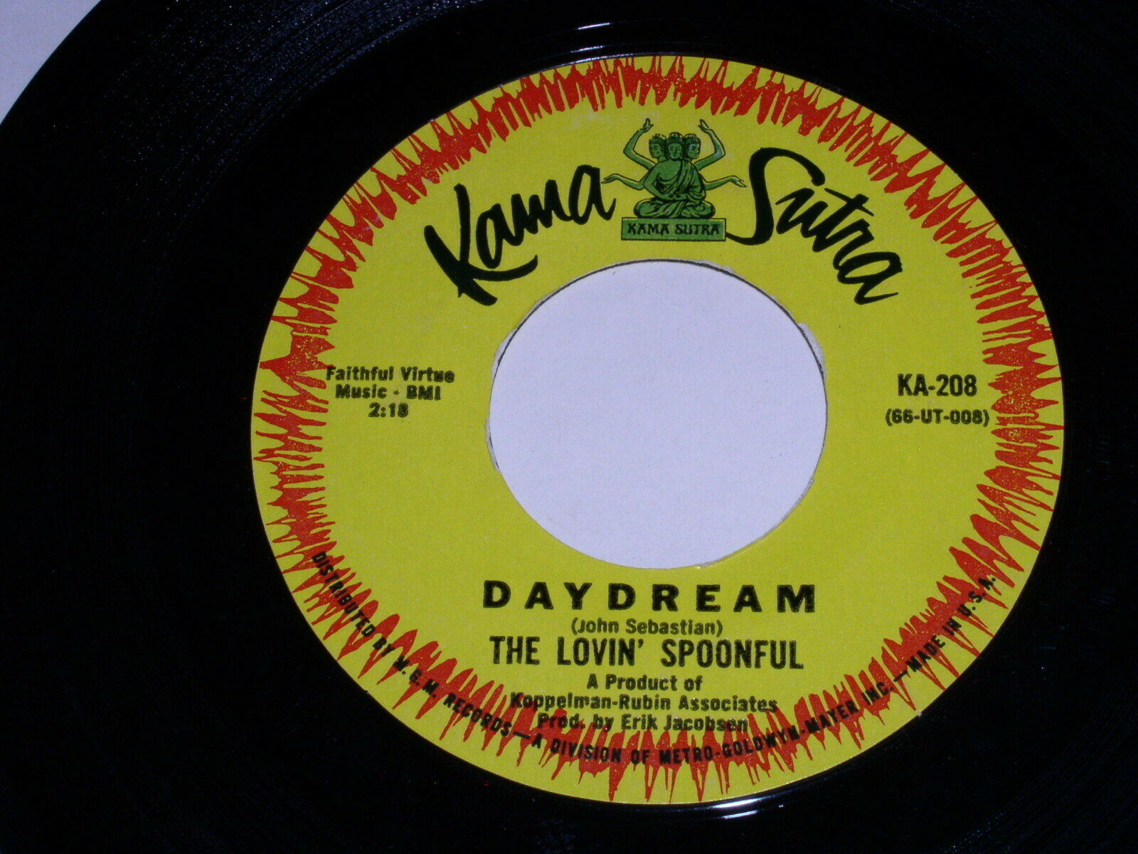 The Lovin Spoonful Daydream Night Owl Blues Rpm Record Kama Sutra Label Vinyl Records