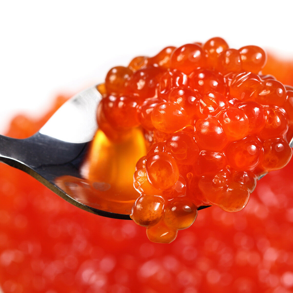 Salmon Keta Roe Caviar Kosher Wild Caught 2.2 lb Tinned, Jarred