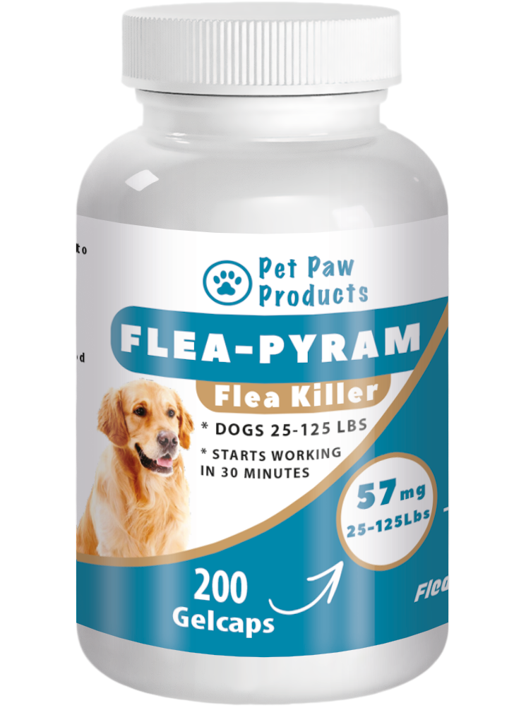 200 CAPSULES RAPID Flea Killer Capsules Dogs 25125 Lbs 57 Mg SAME DAY