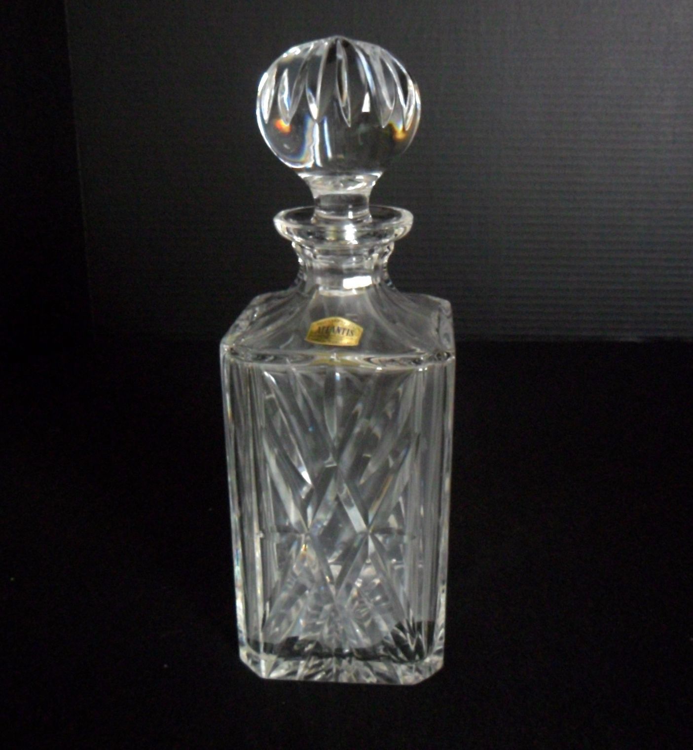 Atlantis Full Lead Crystal Decanter Portugal and 50 similar items