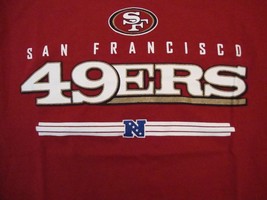 NFL San Francisco 49ers Football Logo Sportswear Fan Apparel Red T Shirt Size M - $15.53