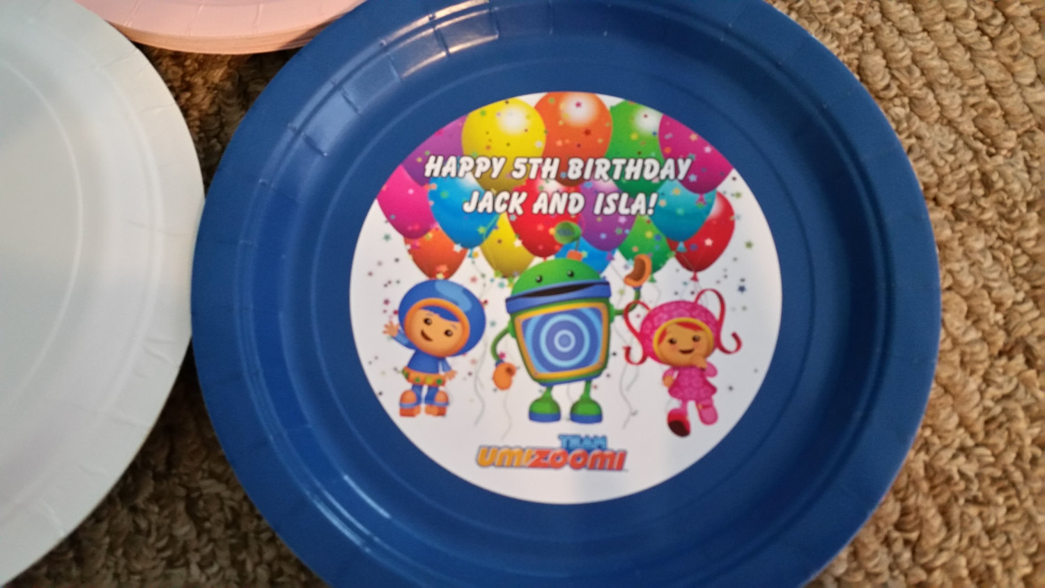 Team Umizoomi birthday plates | Team Umizoomi birthday plates with ...