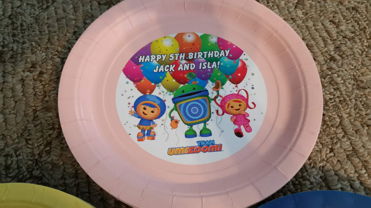 Team Umizoomi birthday plates | Team Umizoomi birthday plates with ...