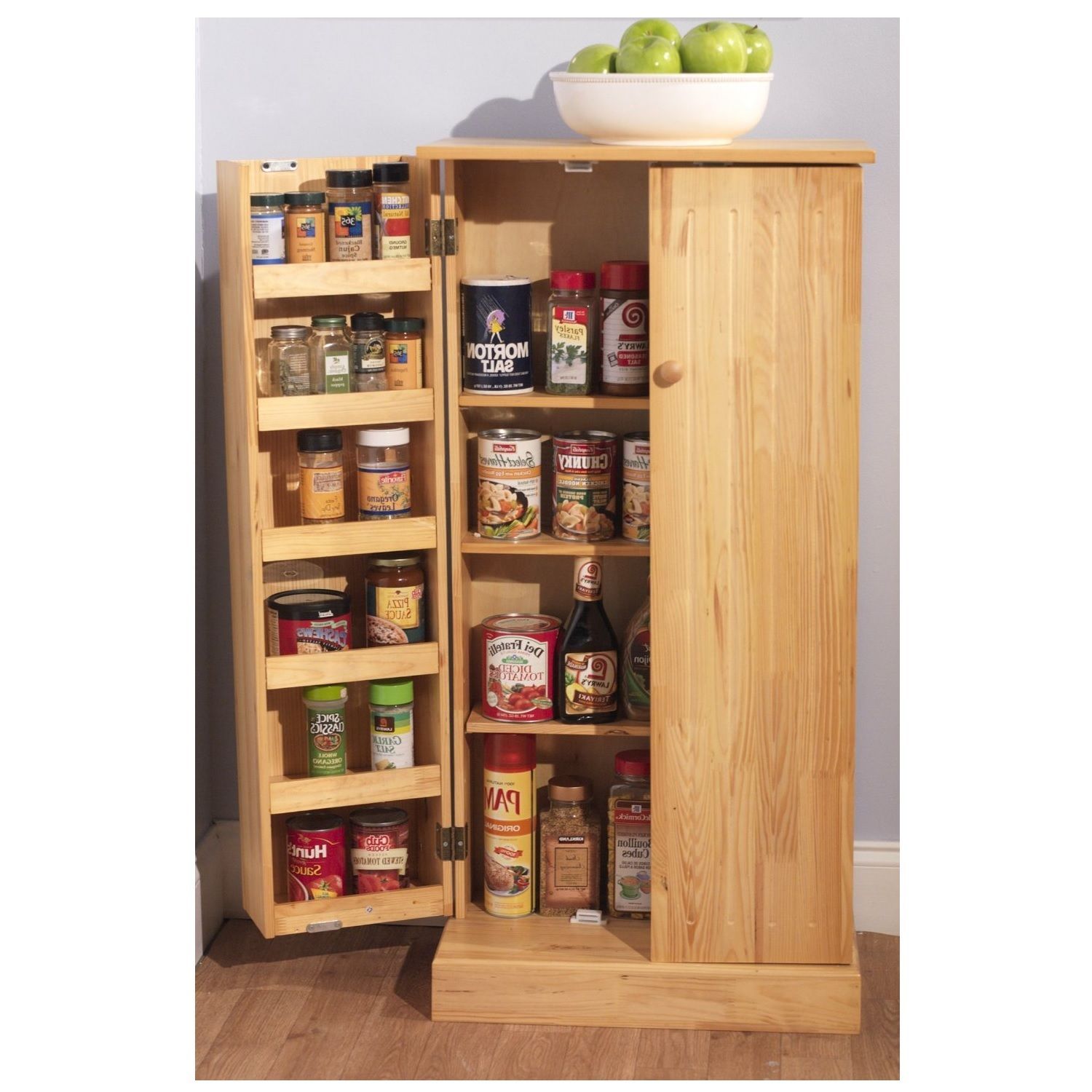 Kitchen Storage Cabinet Pantry Utility Home Wooden Furniture Bathroom