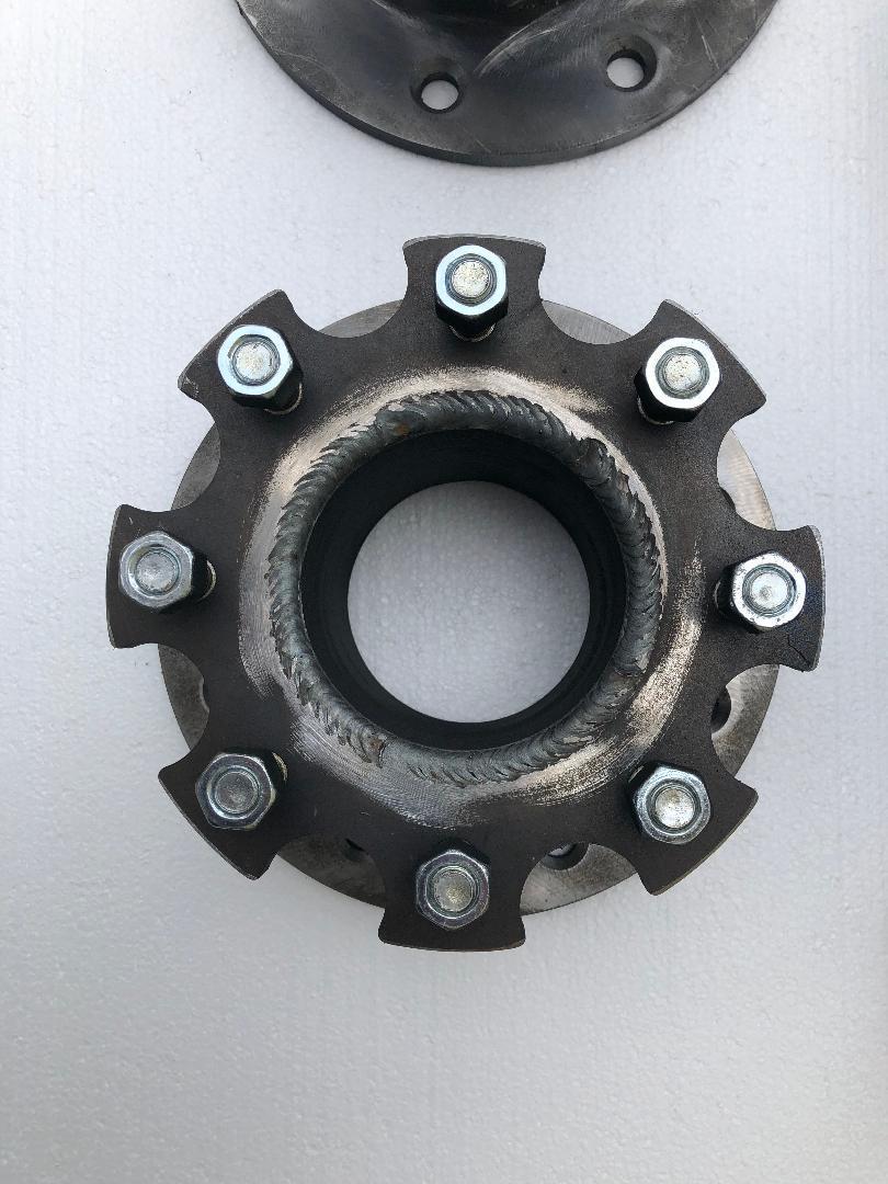 BOBCAT SKID STEER WHEEL / RIM / TIRE ADAPTER PLATES ADAPT TO 8 LUG RIMS