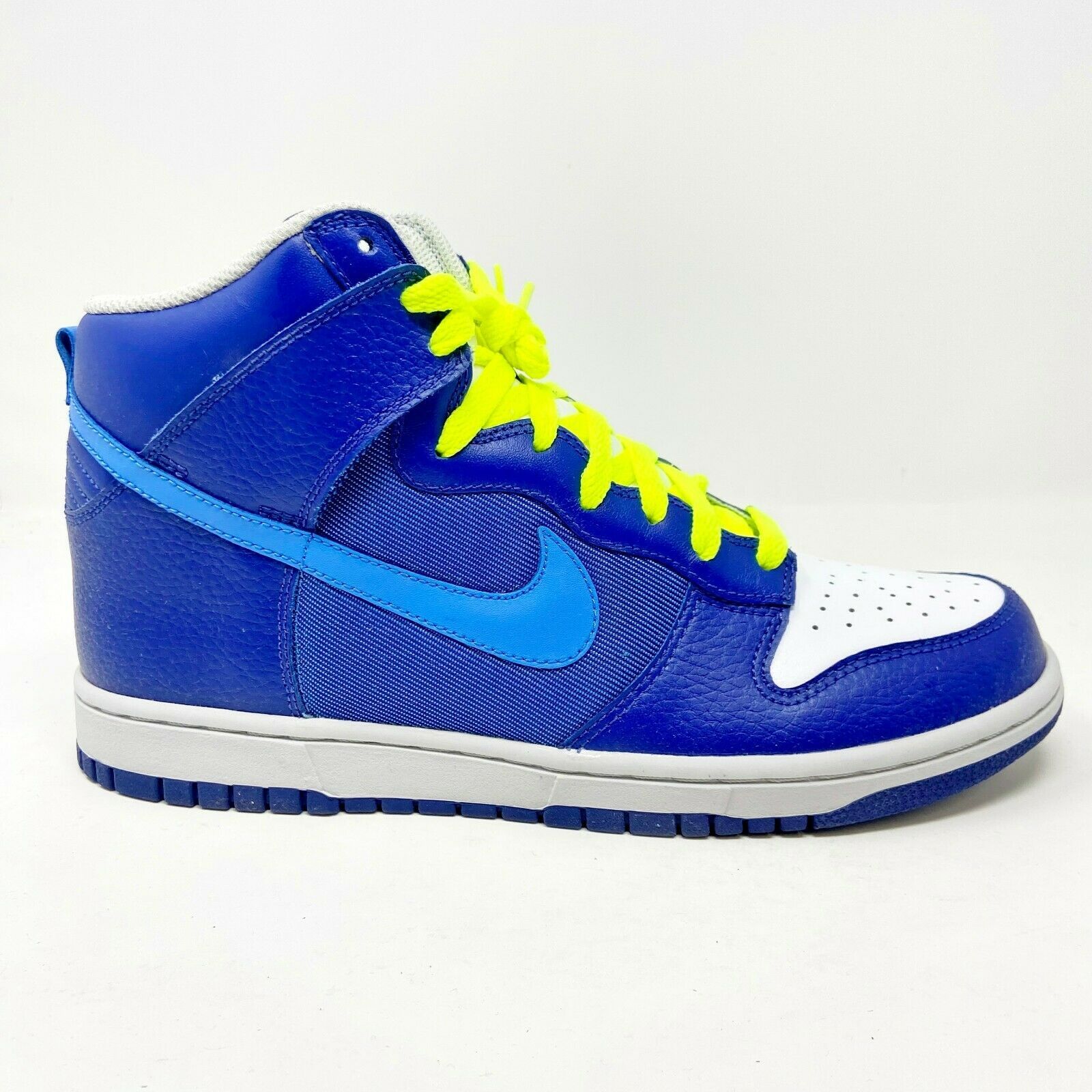 Nike Dunk High Varsity Deep Royal Blue White Mens Sneakers 317982 403
