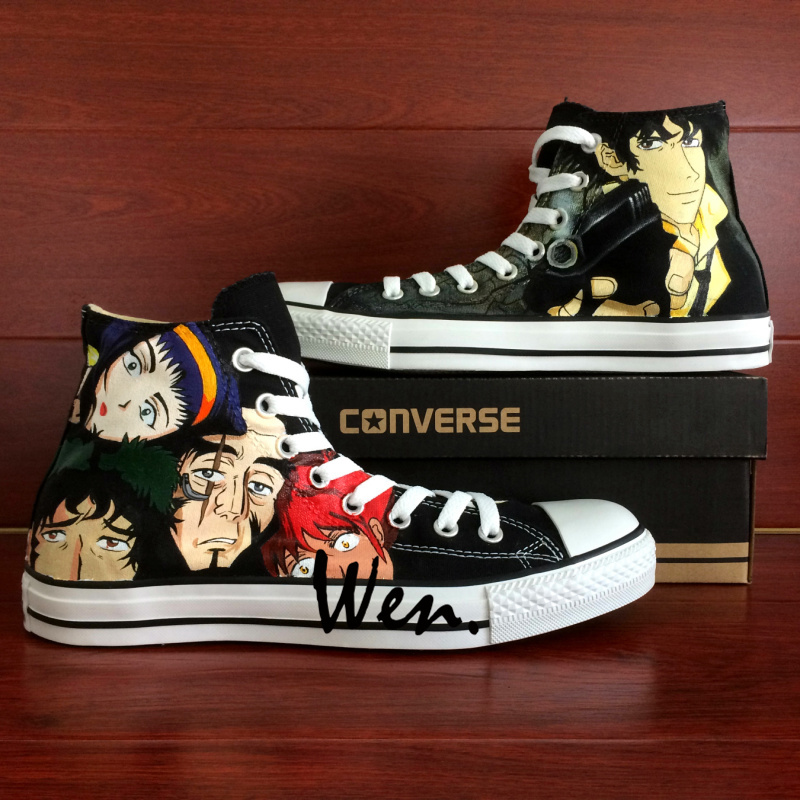 Cowboy Bebop Spike Spiegel Design Hand Painted Shoes Converse All Star Sneakers
