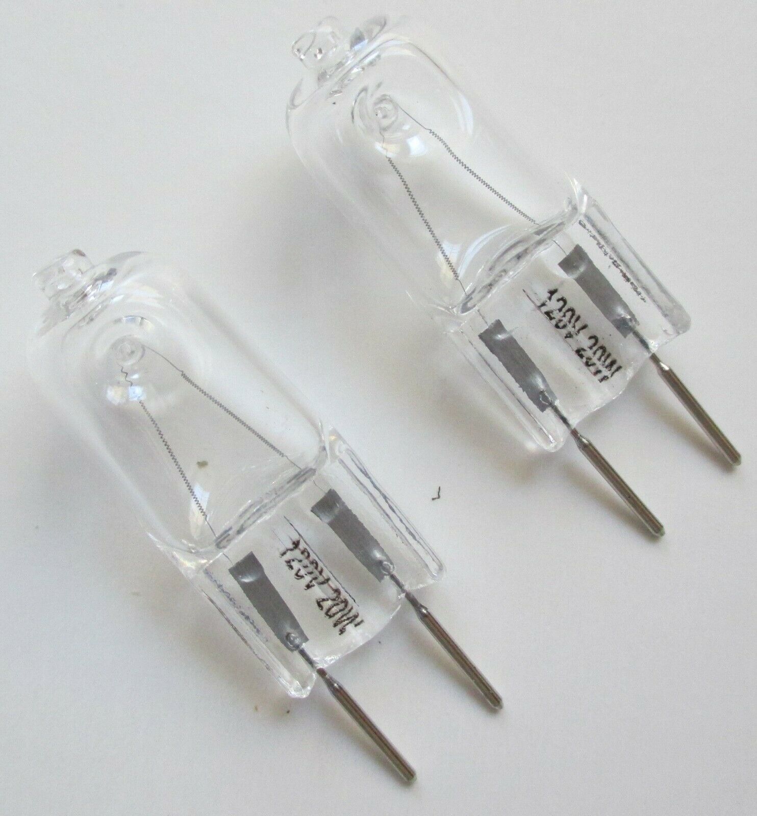 2 Halogen Bulbs G8 120V 20W GE Microwave AP4369133 PS2339783 1472417 WB25X25393 Light Bulbs