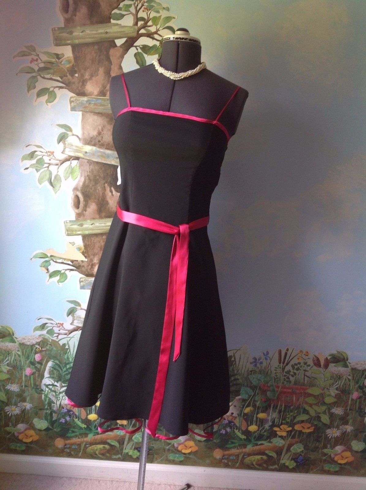 Dressbarn Collection Black Trimmed With Pink And 50 Similar Items