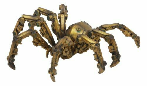 Steampunk Robotic Spider Statue Cyborg Gargantuan Arachnid Tarantula Figurine