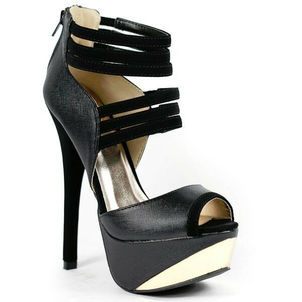 qupid black heels