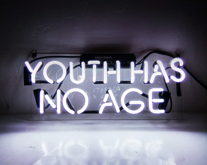 Youth Has No Age Neon Sign 14