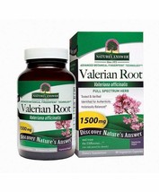 Valerian Root 1500mg 90Caps Nature&#39;s Answer - $12.37