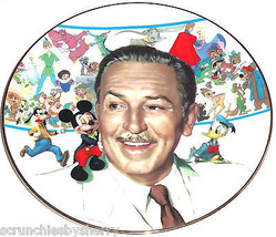 Walt Disney 85th Anniversary Collectors Plate Mickey Mouse Alice Snow White - $69.95