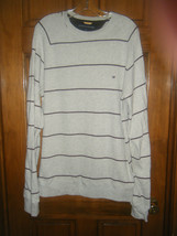 Tommy Hilfiger Striped Crew Neck Pullover Shirt - Size L - $21.25