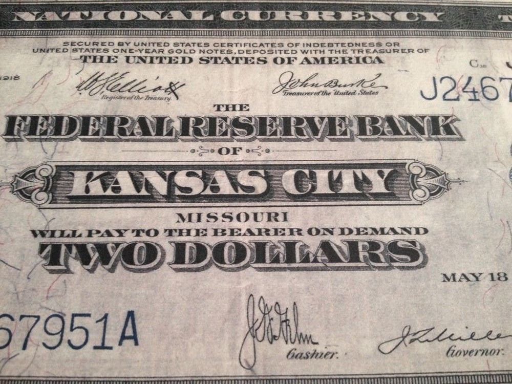 Reproduction $1 Bill Federal Reserve Bank Note 1918 Washington /& Flying Eagle