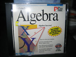 Vintage Pro One Multimedia Algebra (PC, 1995) - $6.60