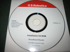 U.S. Robotics Broadband Router Installation CD-ROM - $5.61