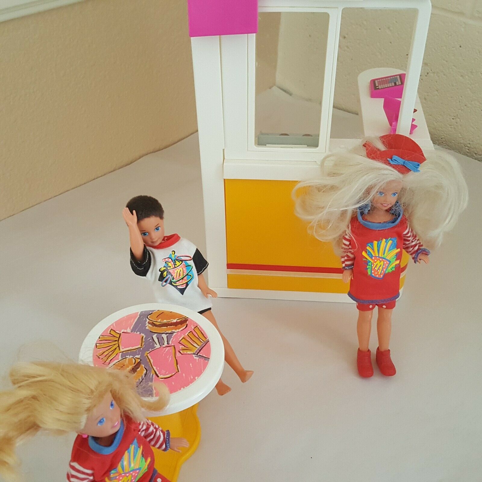 barbie mcdonalds drive thru set