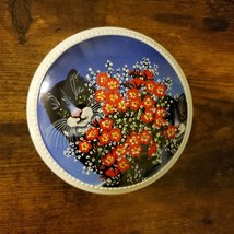 Villeroy and Boch Cats Trinket Box, Cat Lidded Candy Jar, Bone China Dresser Box image 1