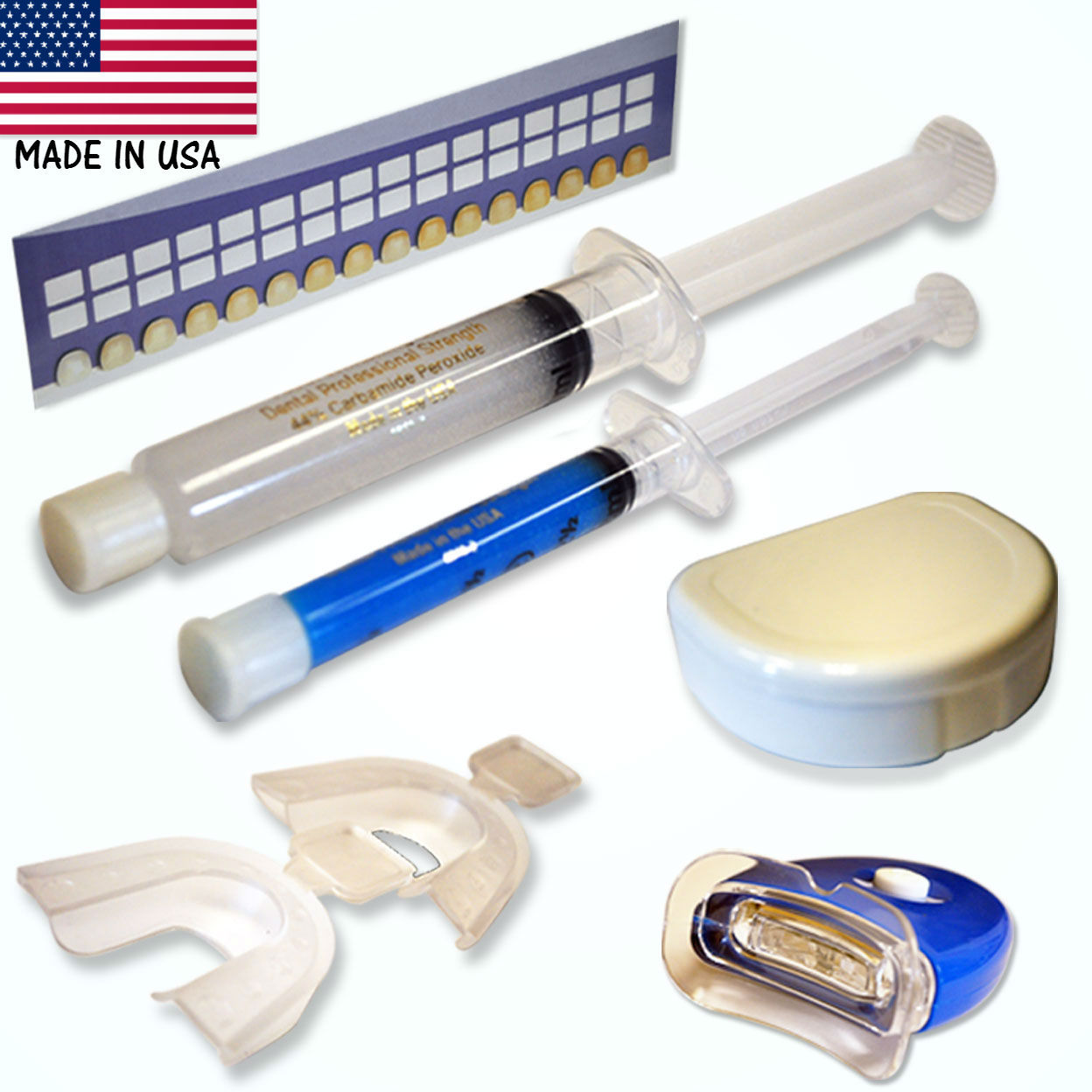 Always White Teeth Whitening Strongest Bleaching Kit Gel 44 At Home System USA Whitening