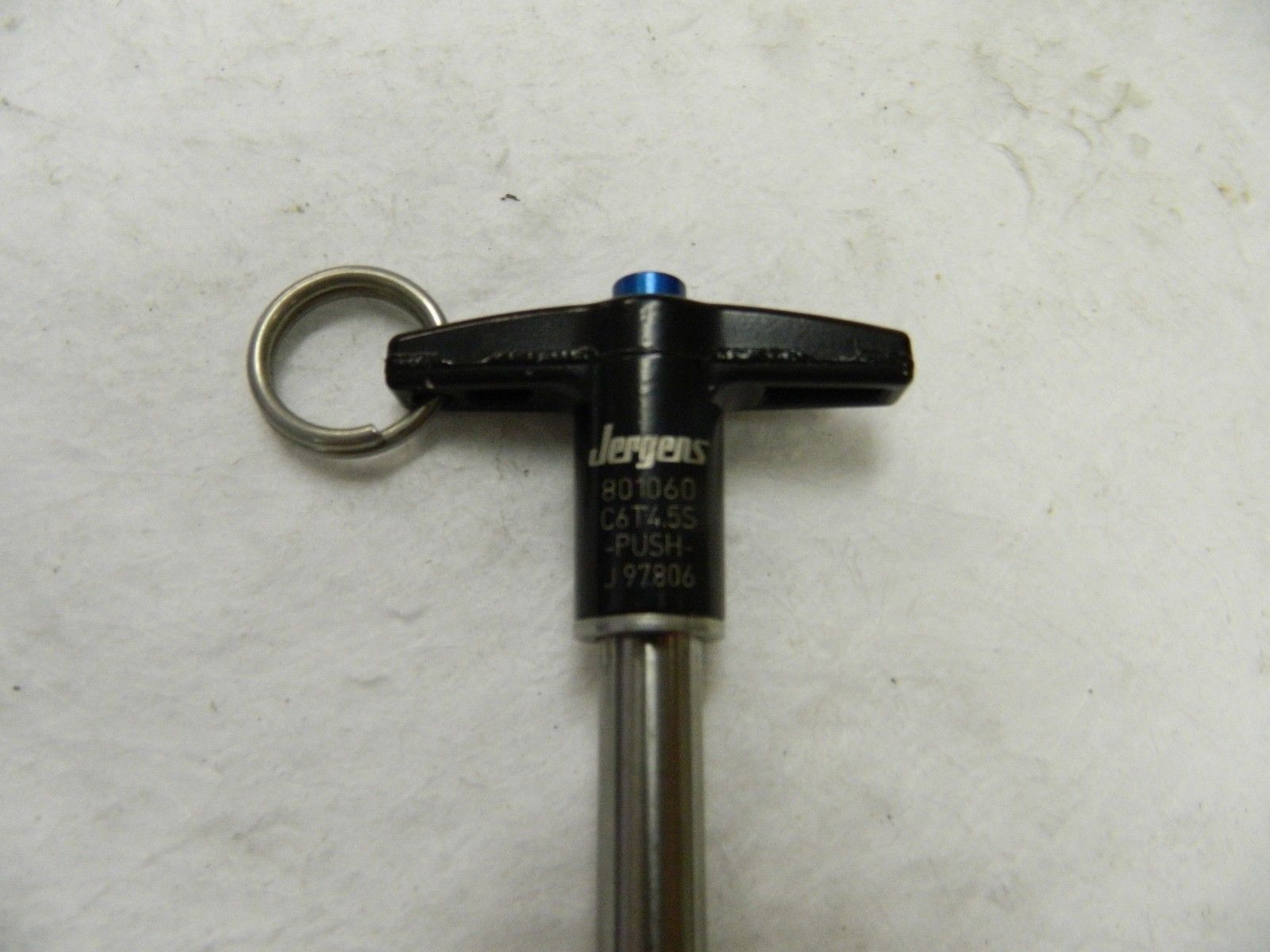 Jergens T Handle Push Button Quick Release Pin 1/2" Pin Diam Other