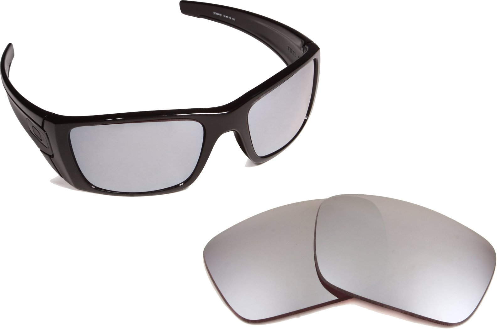 New Seek Replacement Lenses Oakley Fuel Cell Polarized Silver Mirror Mens Accessories 7880