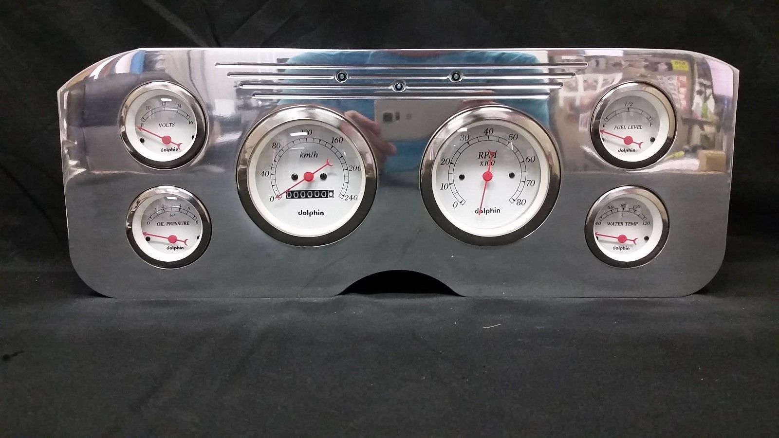 1955 1956 1957 1958 1959 GMC TRUCK 6 GAUGE DASH CLUSTER METRIC Gauges