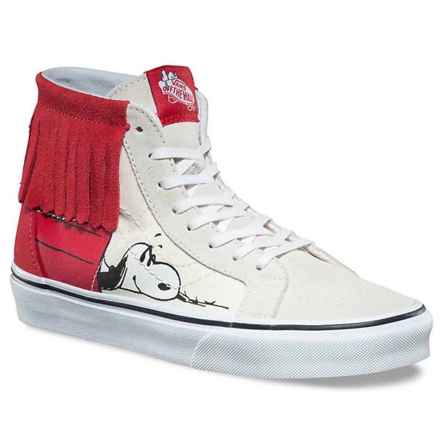 Vans x Peanuts Sk8-Hi Moc Snoopy Charlie Brown Doghouse Limited Rare DAMAGED BOX - Casual Shoes