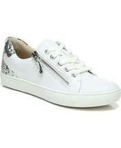 Naturalizer Women Casual Low Top Sneakers Macayla Size US 8.5W White Snake - $49.95