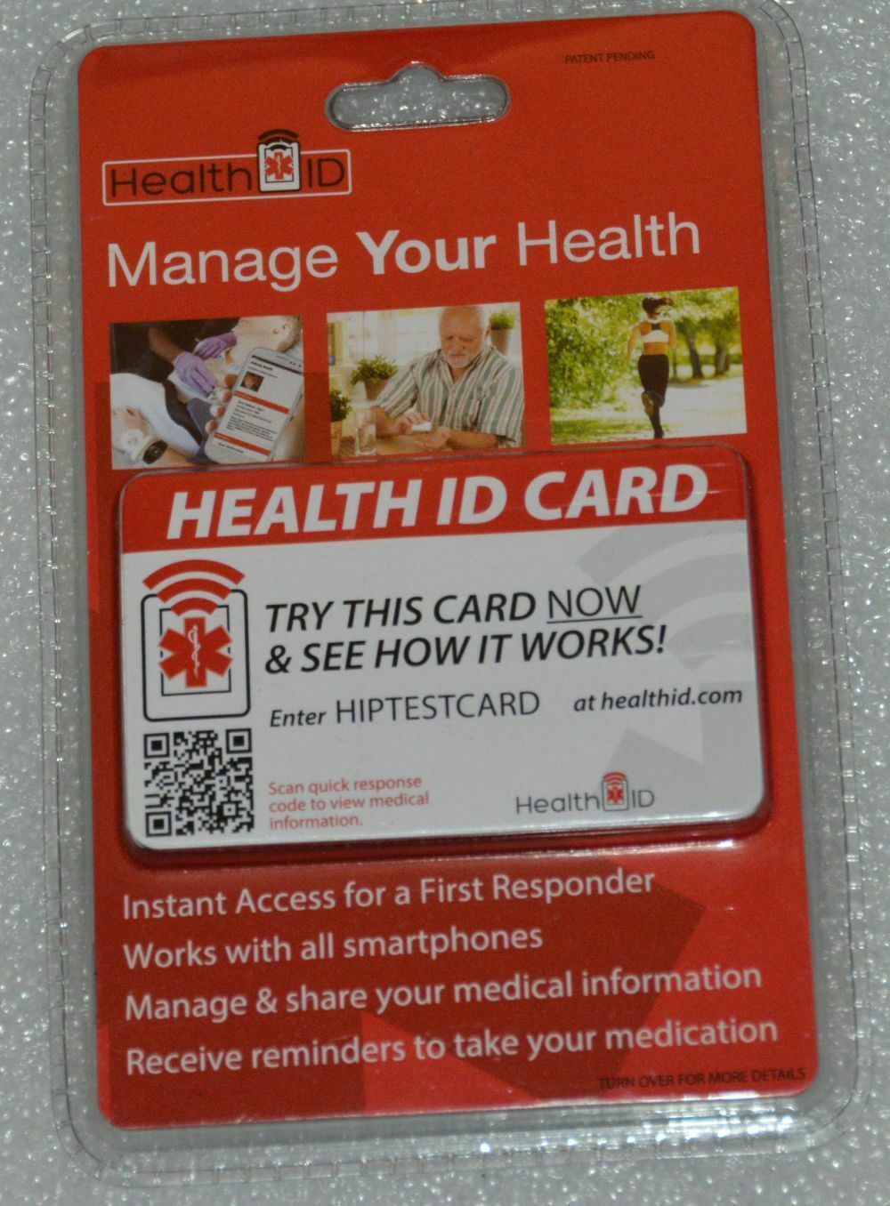 Health ID Emergency NFC Medical ID Card with Smartphone Access New