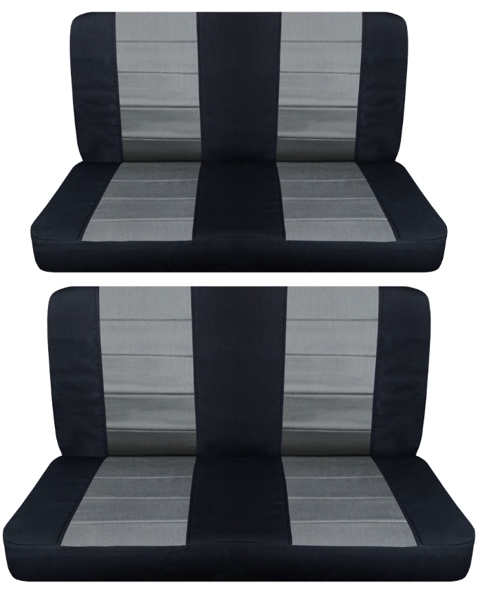 Solid Front and Rear bench seat covers fits 1953-1957 Chevy 210 Sedan
