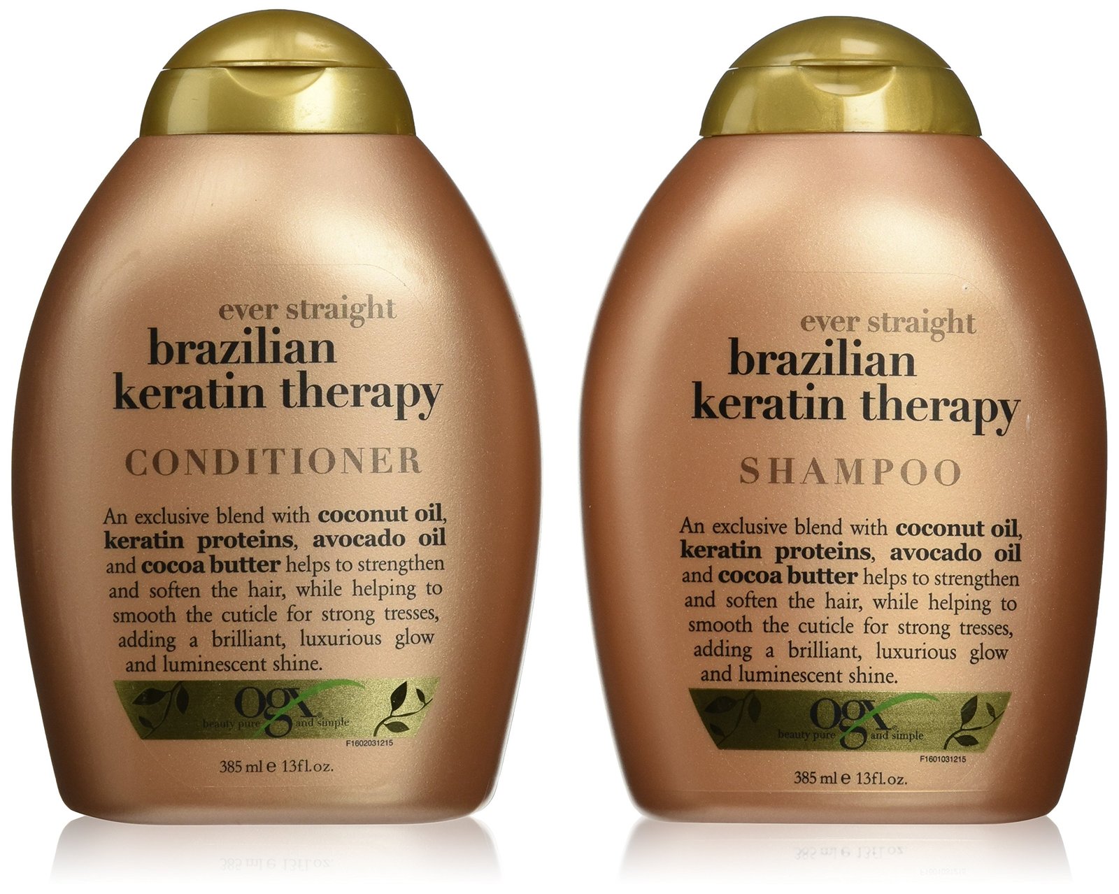 Organix Ever Straight Brazilian Keratin Therapy Shampoo and Conditioner